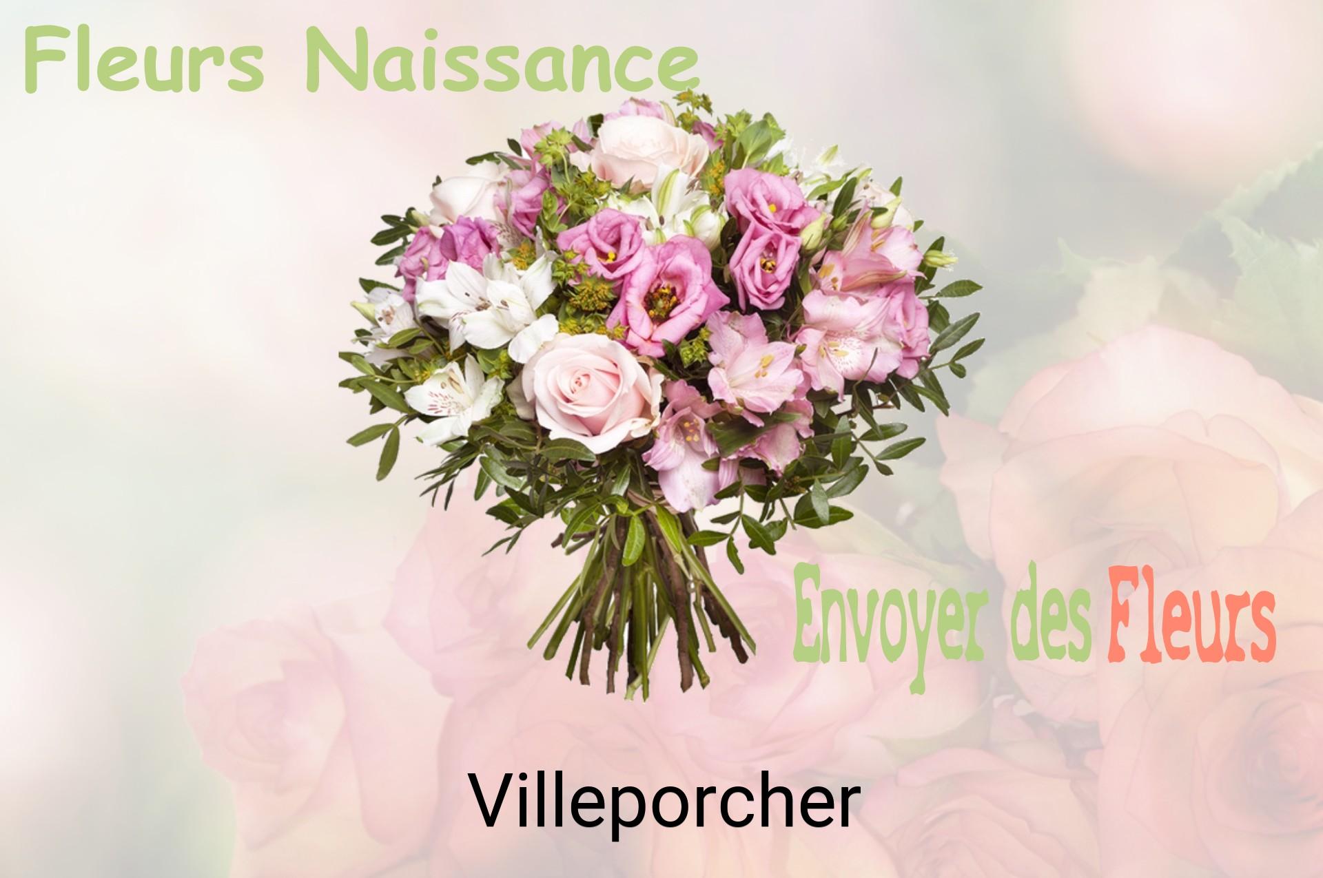 Bouquet de fleurs de naissance livré à Villeporcher