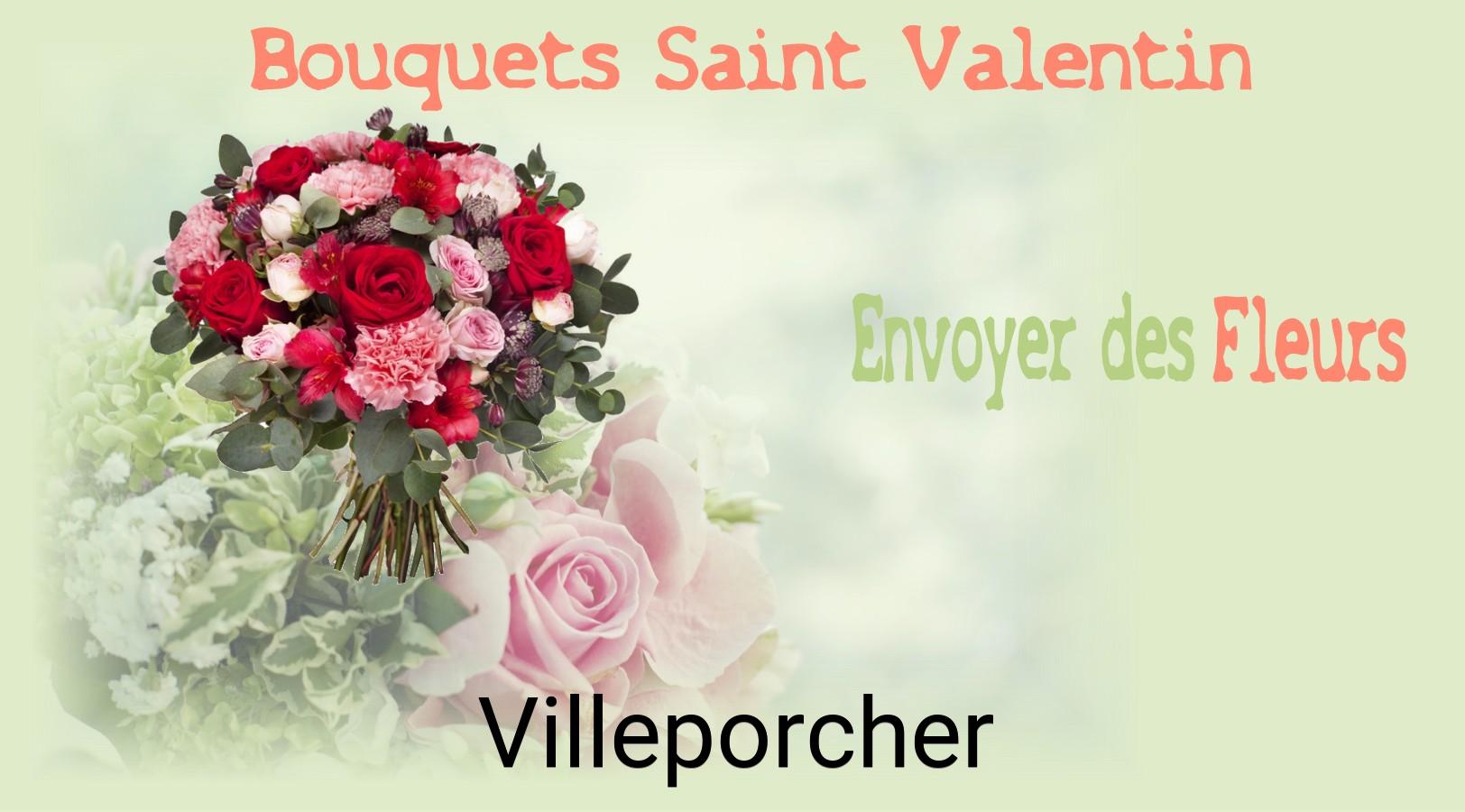 Roses de Saint-Valentin livrées à Villeporcher